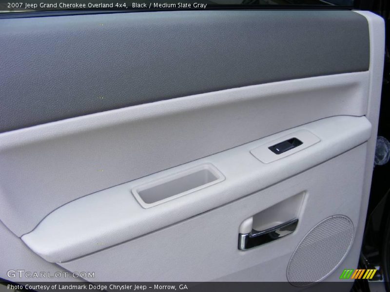 Black / Medium Slate Gray 2007 Jeep Grand Cherokee Overland 4x4