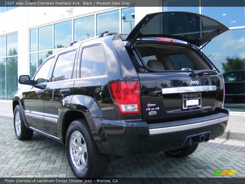 Black / Medium Slate Gray 2007 Jeep Grand Cherokee Overland 4x4