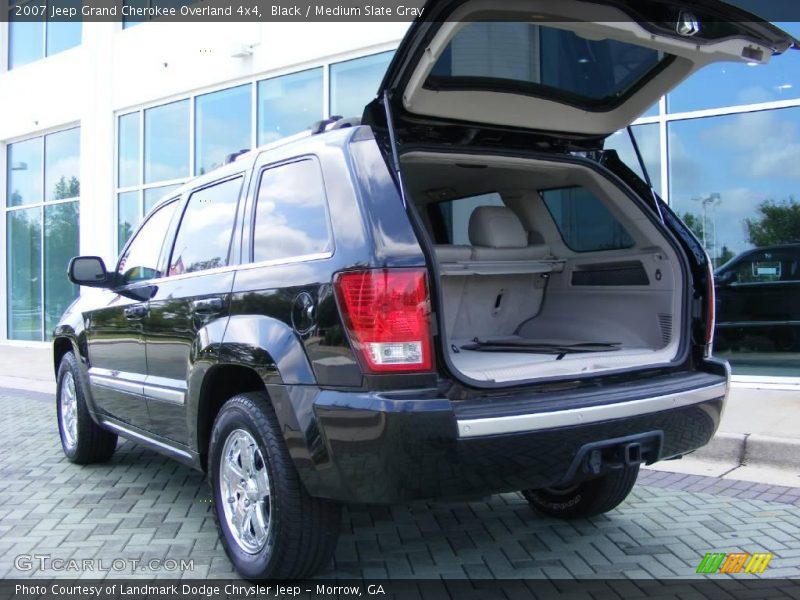 Black / Medium Slate Gray 2007 Jeep Grand Cherokee Overland 4x4