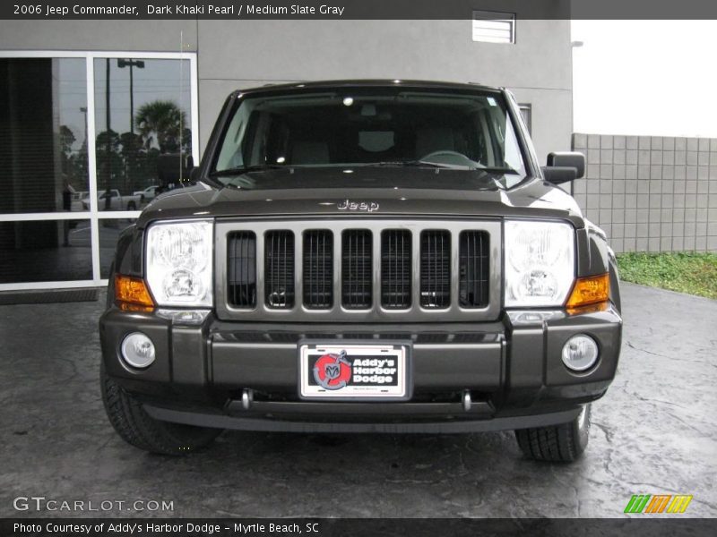 Dark Khaki Pearl / Medium Slate Gray 2006 Jeep Commander