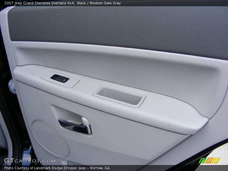 Black / Medium Slate Gray 2007 Jeep Grand Cherokee Overland 4x4