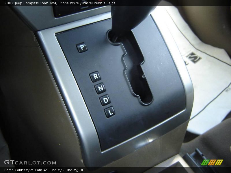 Stone White / Pastel Pebble Beige 2007 Jeep Compass Sport 4x4