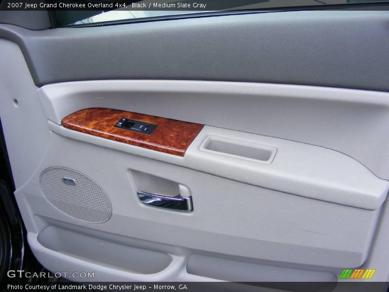 Black / Medium Slate Gray 2007 Jeep Grand Cherokee Overland 4x4