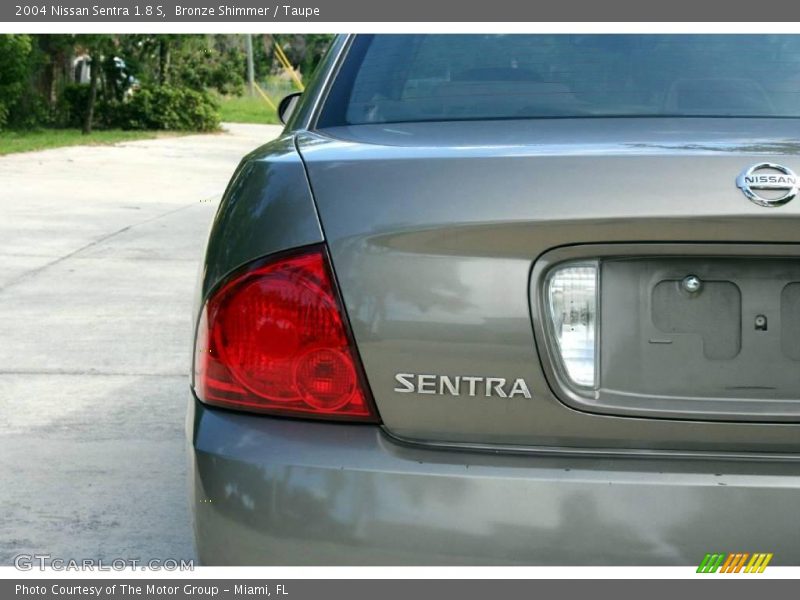 Bronze Shimmer / Taupe 2004 Nissan Sentra 1.8 S