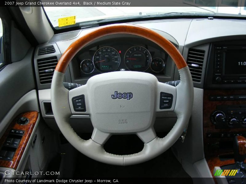 Black / Medium Slate Gray 2007 Jeep Grand Cherokee Overland 4x4