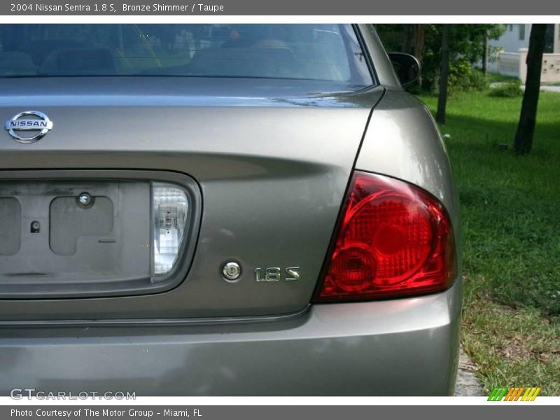 Bronze Shimmer / Taupe 2004 Nissan Sentra 1.8 S