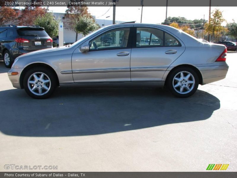 Desert Silver Metallic / Java 2002 Mercedes-Benz C 240 Sedan