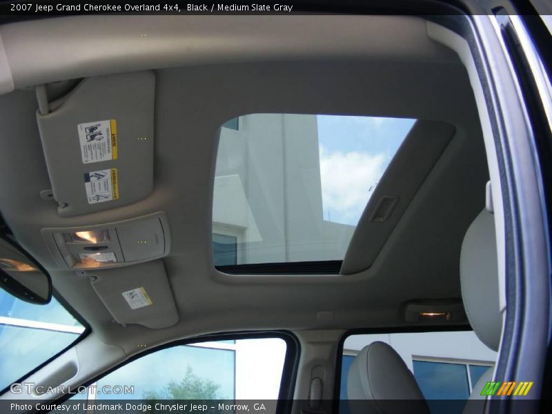 Black / Medium Slate Gray 2007 Jeep Grand Cherokee Overland 4x4