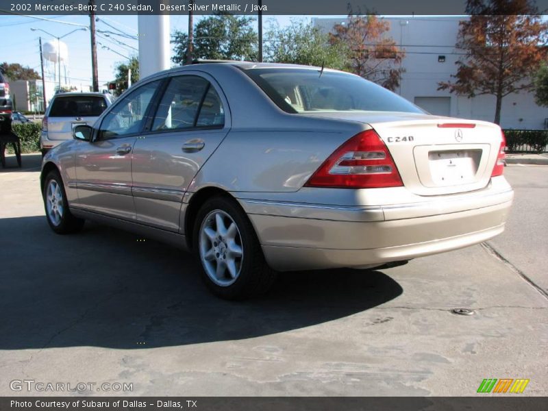 Desert Silver Metallic / Java 2002 Mercedes-Benz C 240 Sedan