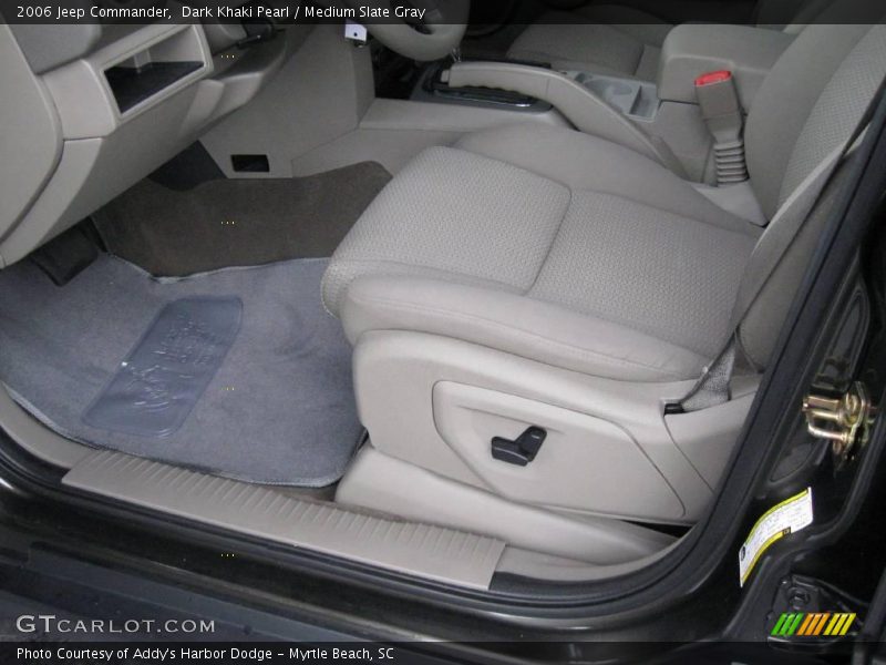 Dark Khaki Pearl / Medium Slate Gray 2006 Jeep Commander