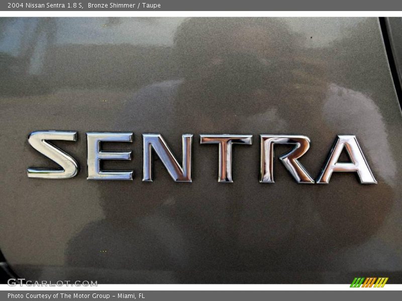 Bronze Shimmer / Taupe 2004 Nissan Sentra 1.8 S