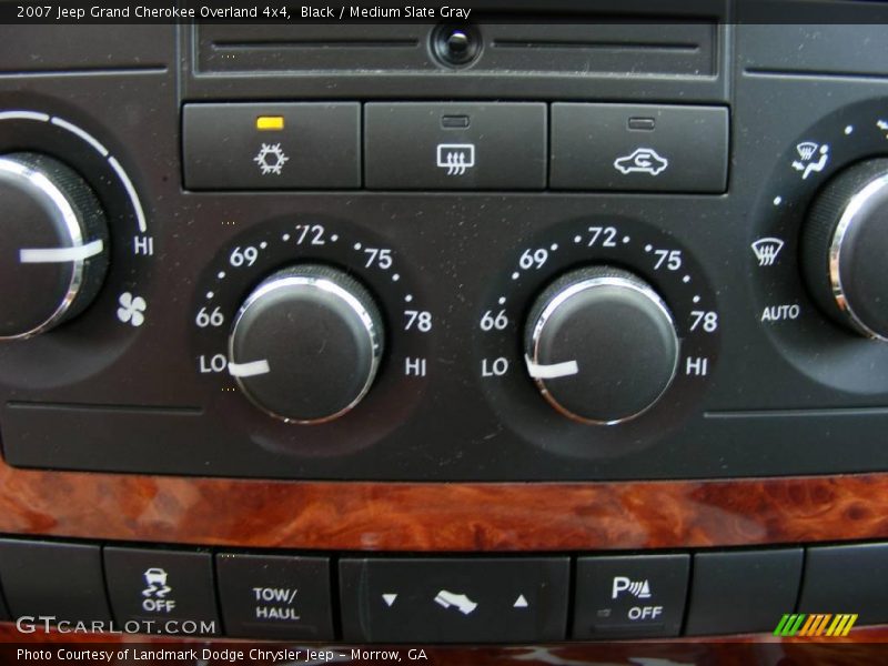 Black / Medium Slate Gray 2007 Jeep Grand Cherokee Overland 4x4