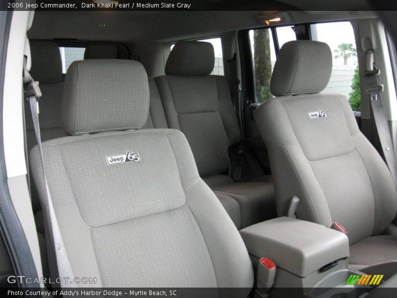 Dark Khaki Pearl / Medium Slate Gray 2006 Jeep Commander