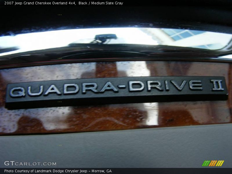 Black / Medium Slate Gray 2007 Jeep Grand Cherokee Overland 4x4