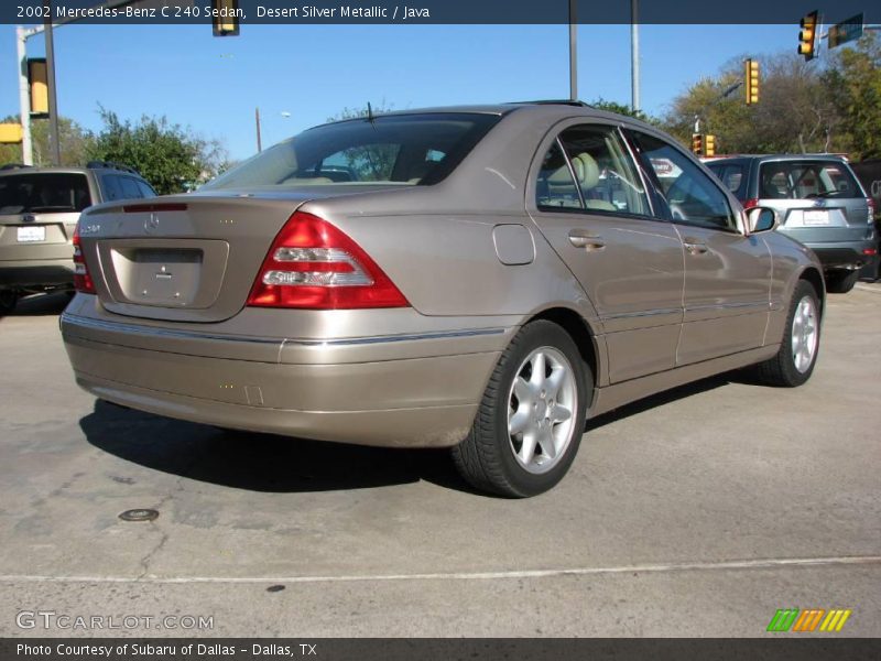 Desert Silver Metallic / Java 2002 Mercedes-Benz C 240 Sedan