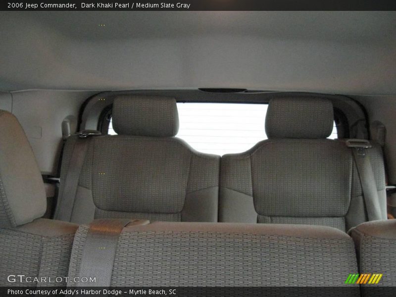 Dark Khaki Pearl / Medium Slate Gray 2006 Jeep Commander