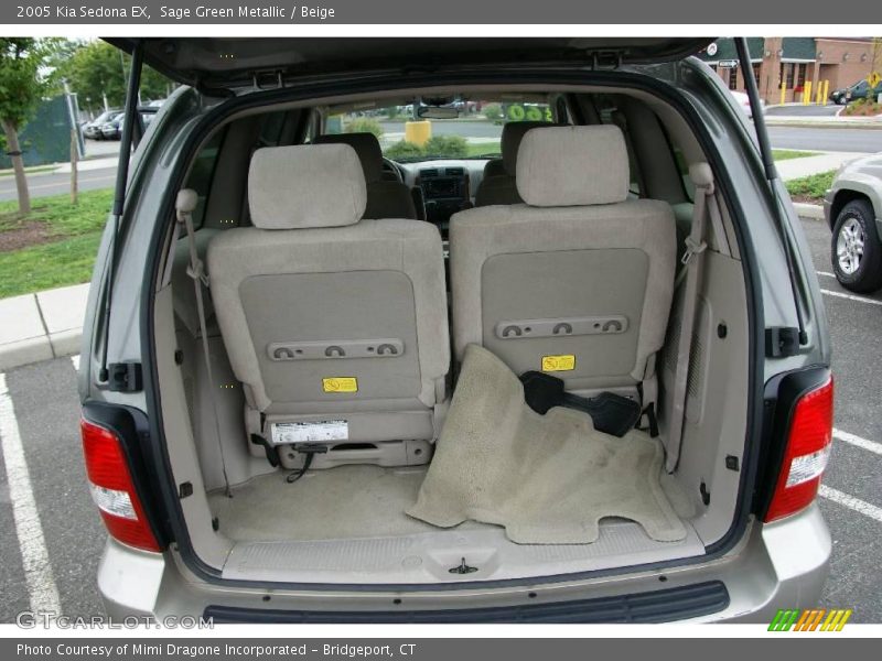 Sage Green Metallic / Beige 2005 Kia Sedona EX