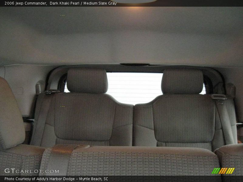 Dark Khaki Pearl / Medium Slate Gray 2006 Jeep Commander