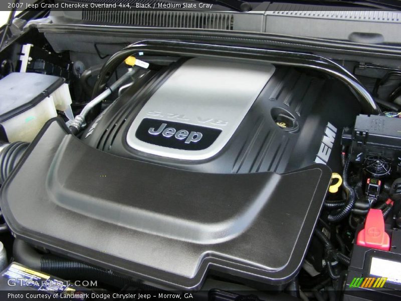 Black / Medium Slate Gray 2007 Jeep Grand Cherokee Overland 4x4