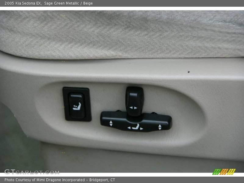 Sage Green Metallic / Beige 2005 Kia Sedona EX