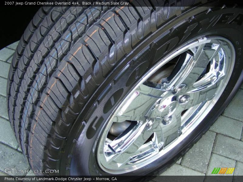 Black / Medium Slate Gray 2007 Jeep Grand Cherokee Overland 4x4