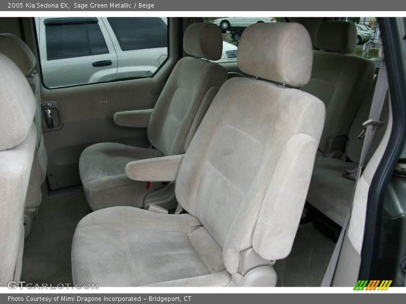 Sage Green Metallic / Beige 2005 Kia Sedona EX