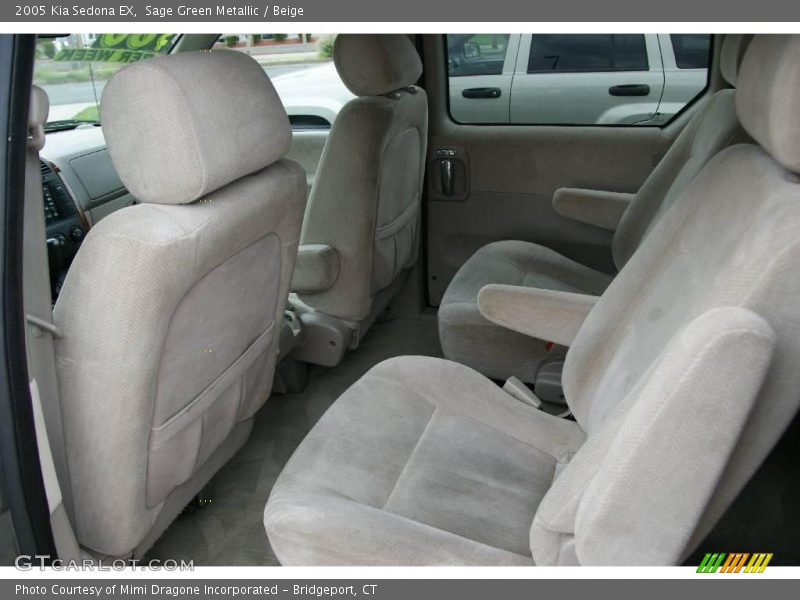 Sage Green Metallic / Beige 2005 Kia Sedona EX