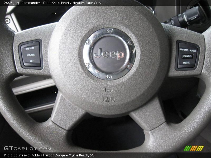 Dark Khaki Pearl / Medium Slate Gray 2006 Jeep Commander