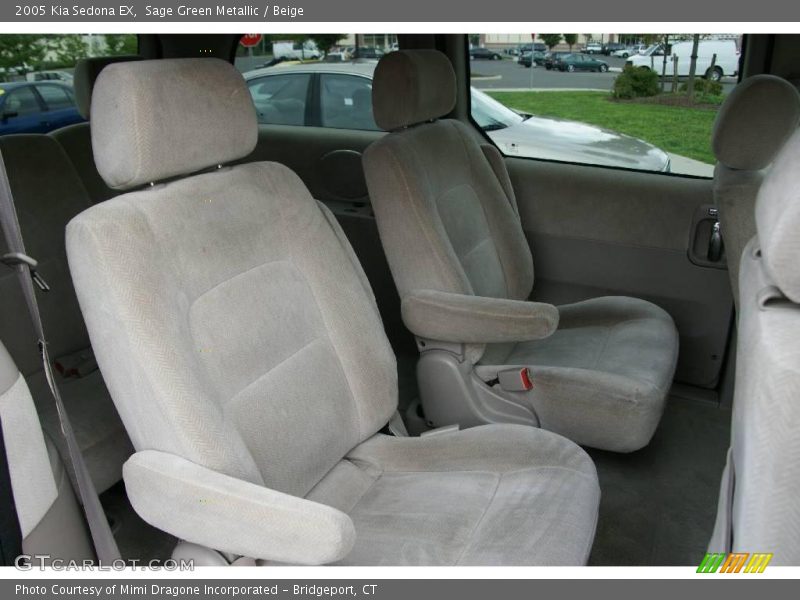 Sage Green Metallic / Beige 2005 Kia Sedona EX