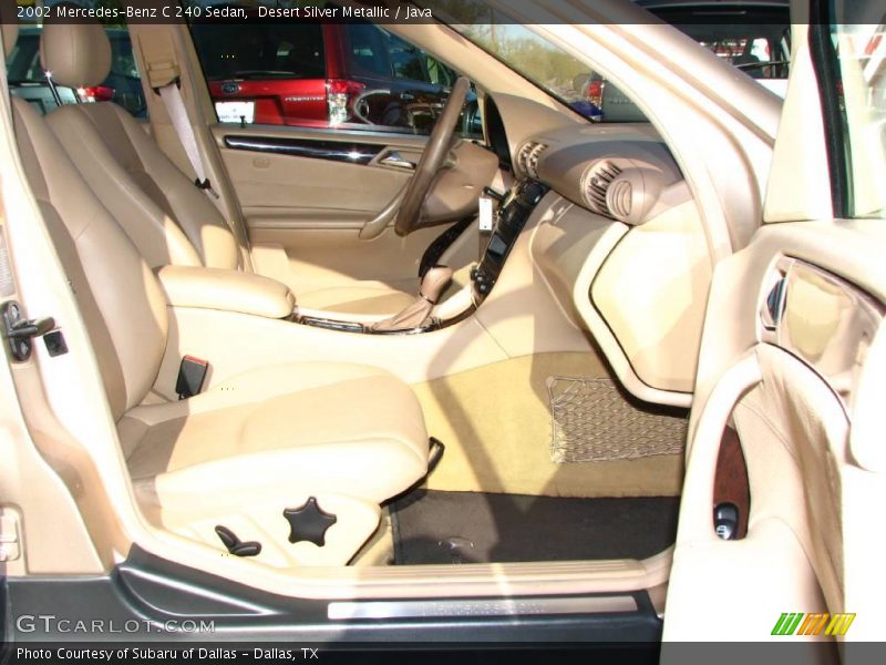 Desert Silver Metallic / Java 2002 Mercedes-Benz C 240 Sedan