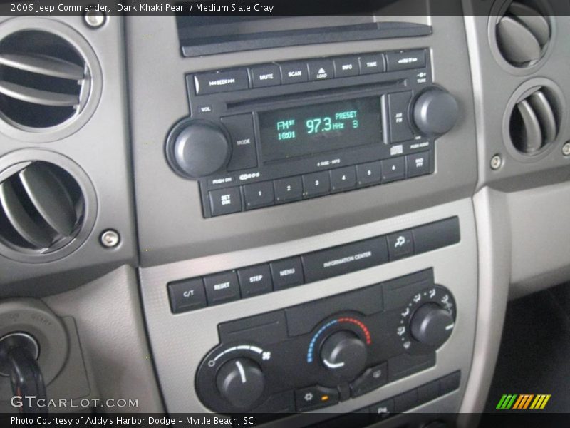 Dark Khaki Pearl / Medium Slate Gray 2006 Jeep Commander
