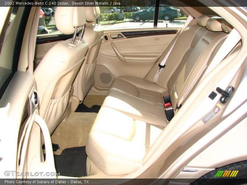 Desert Silver Metallic / Java 2002 Mercedes-Benz C 240 Sedan