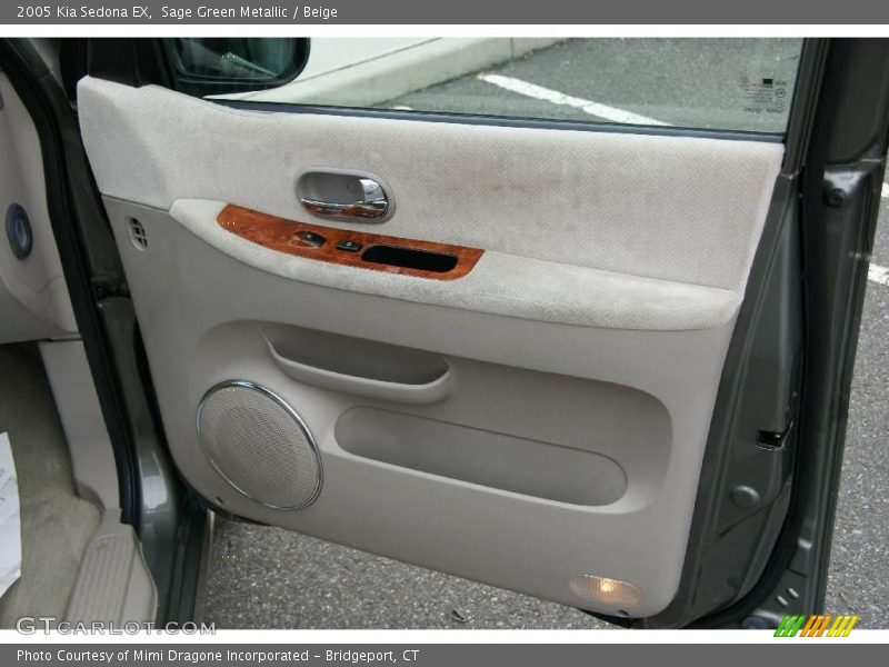 Sage Green Metallic / Beige 2005 Kia Sedona EX