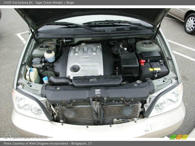Sage Green Metallic / Beige 2005 Kia Sedona EX