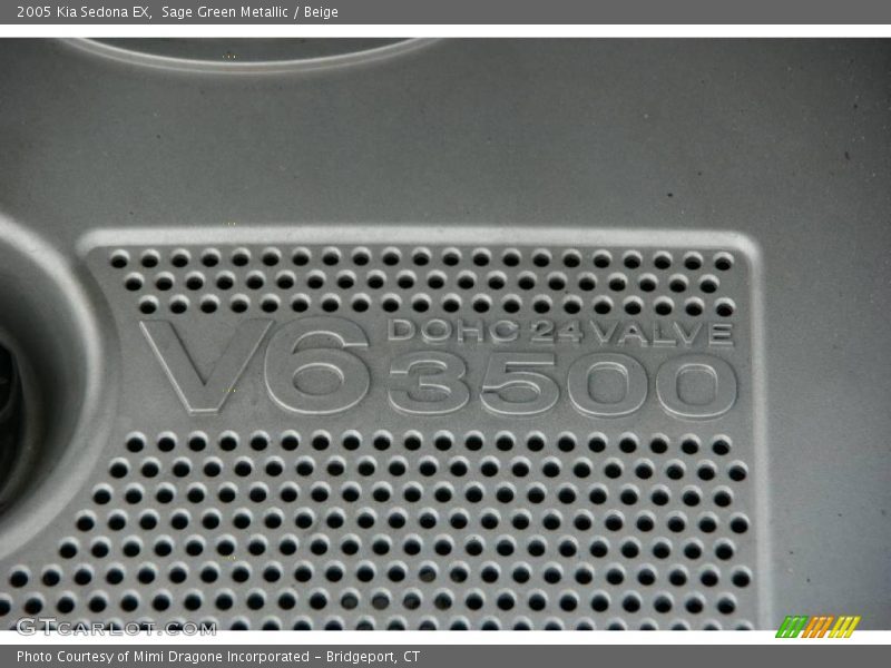 Sage Green Metallic / Beige 2005 Kia Sedona EX