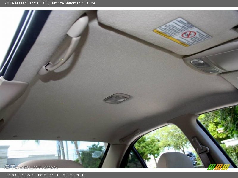 Bronze Shimmer / Taupe 2004 Nissan Sentra 1.8 S