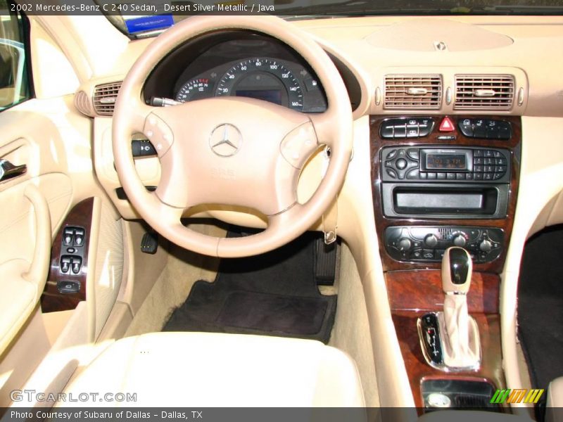 Desert Silver Metallic / Java 2002 Mercedes-Benz C 240 Sedan