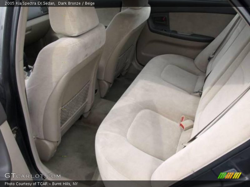 Dark Bronze / Beige 2005 Kia Spectra EX Sedan