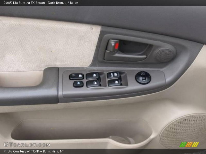 Dark Bronze / Beige 2005 Kia Spectra EX Sedan