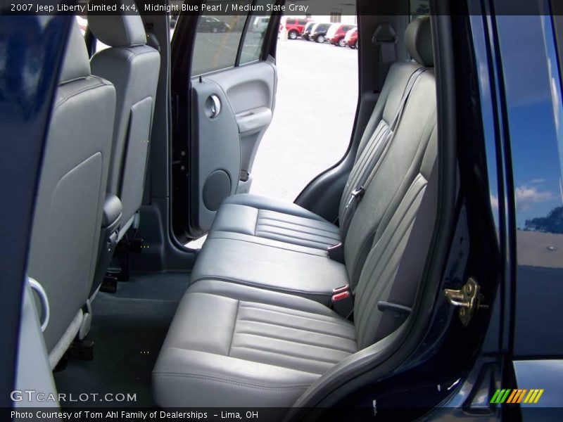 Midnight Blue Pearl / Medium Slate Gray 2007 Jeep Liberty Limited 4x4
