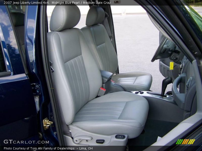 Midnight Blue Pearl / Medium Slate Gray 2007 Jeep Liberty Limited 4x4