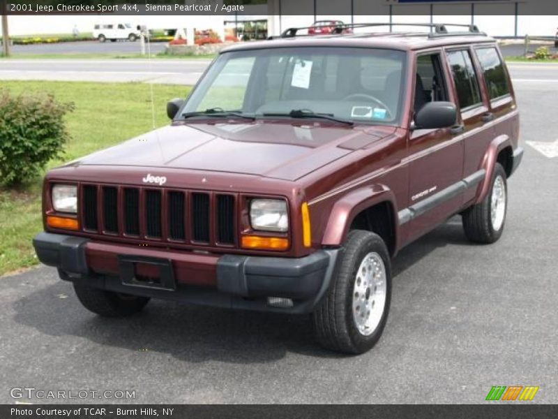Sienna Pearlcoat / Agate 2001 Jeep Cherokee Sport 4x4