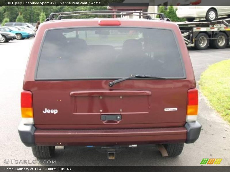 Sienna Pearlcoat / Agate 2001 Jeep Cherokee Sport 4x4