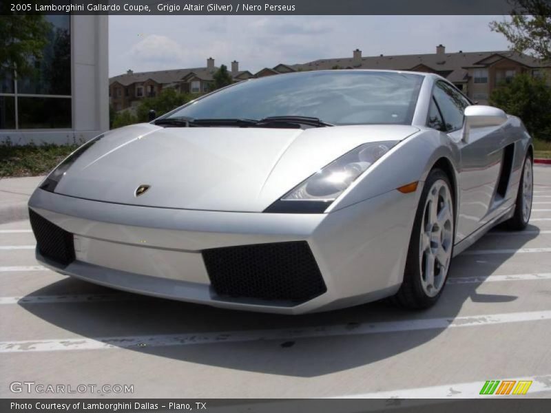 Grigio Altair (Silver) / Nero Perseus 2005 Lamborghini Gallardo Coupe