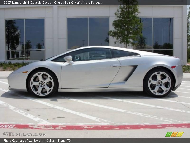 Grigio Altair (Silver) / Nero Perseus 2005 Lamborghini Gallardo Coupe
