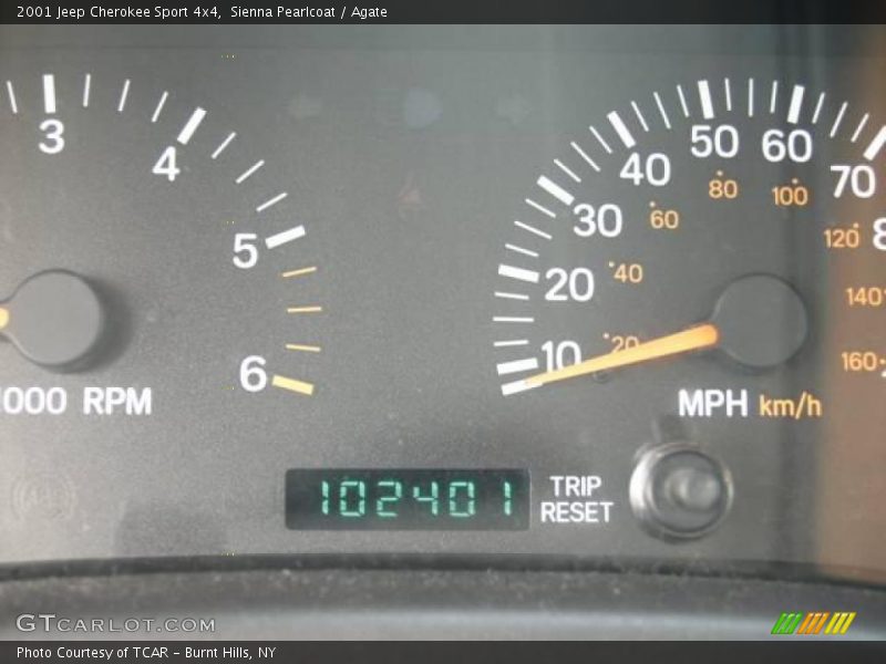 Sienna Pearlcoat / Agate 2001 Jeep Cherokee Sport 4x4