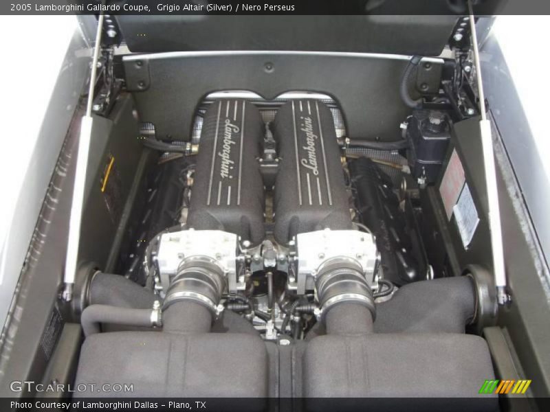 Grigio Altair (Silver) / Nero Perseus 2005 Lamborghini Gallardo Coupe
