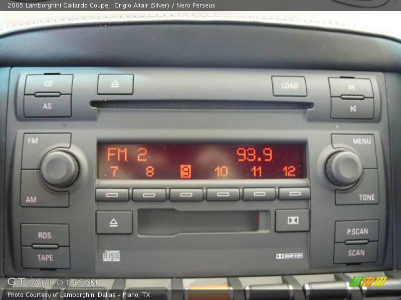 Grigio Altair (Silver) / Nero Perseus 2005 Lamborghini Gallardo Coupe