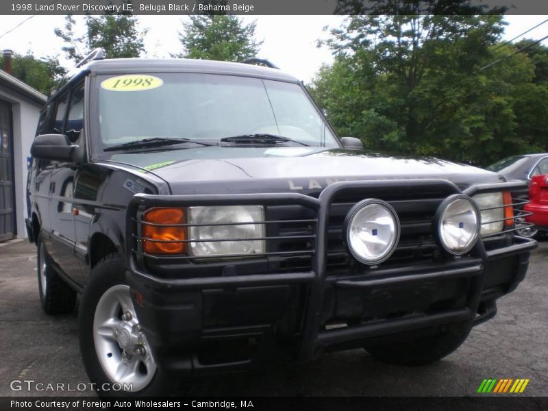 Beluga Black / Bahama Beige 1998 Land Rover Discovery LE