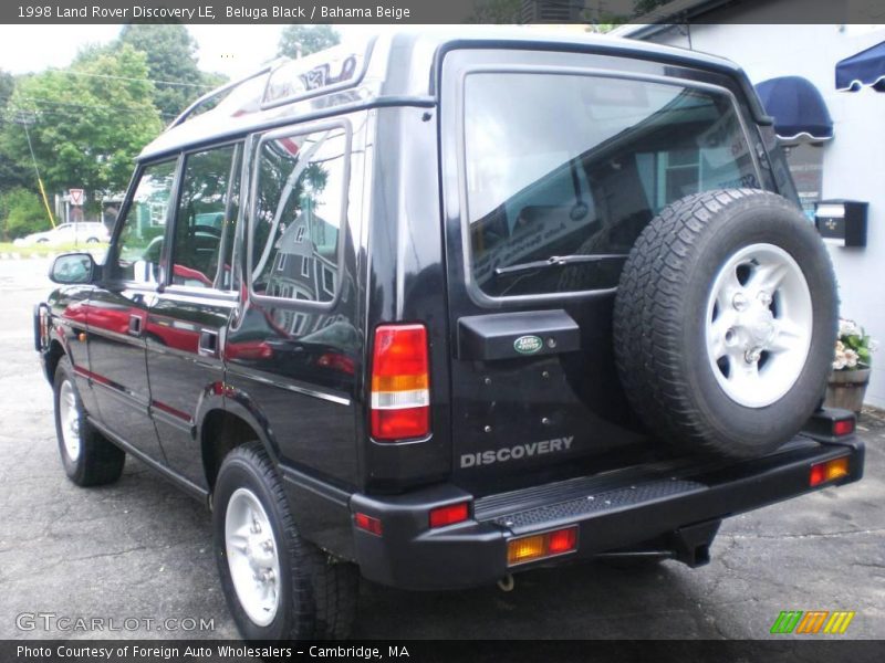 Beluga Black / Bahama Beige 1998 Land Rover Discovery LE